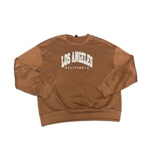 Los Angeles California Brown Sweatshirt